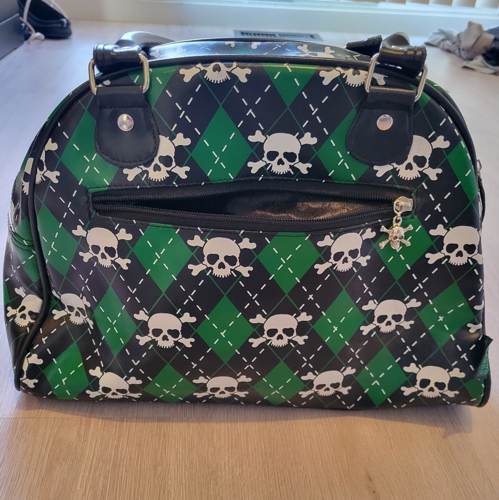 Argyle & Skull Bowler Bag